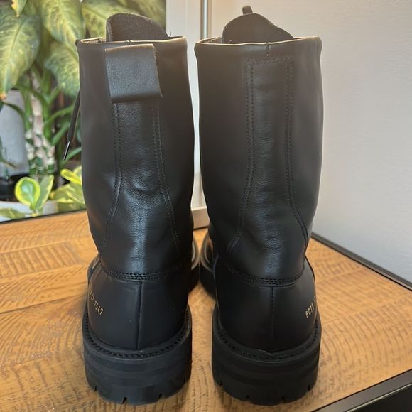 WOMAN by COMMON PROJECTS lace up black boot - Picture 2 of 16